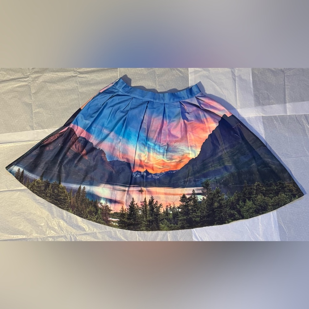 Modcloth Scenic Print Skirt - Picture 3 of 6